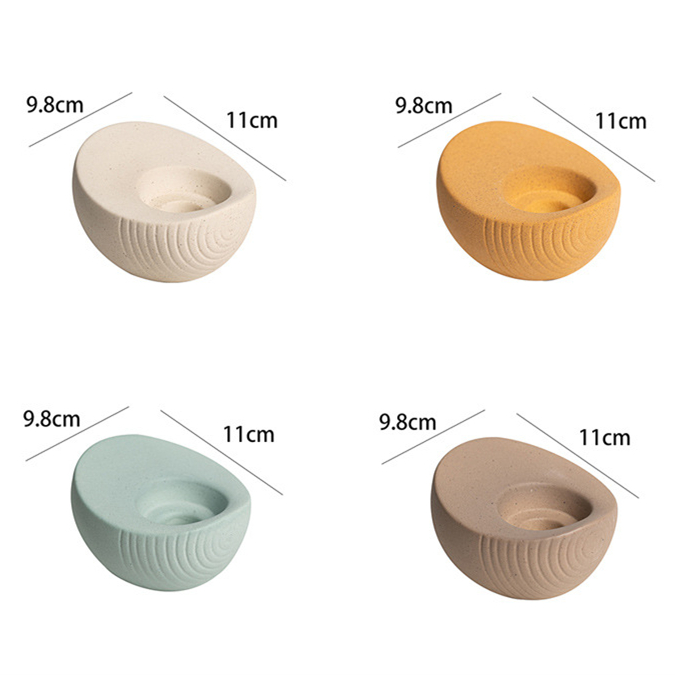 Minimalist Colorful Candle Burning Display Holder For Home Decorations Wedding Parties Festival Celebrations.